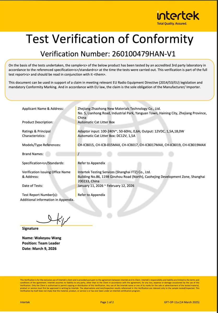 OEM certificate