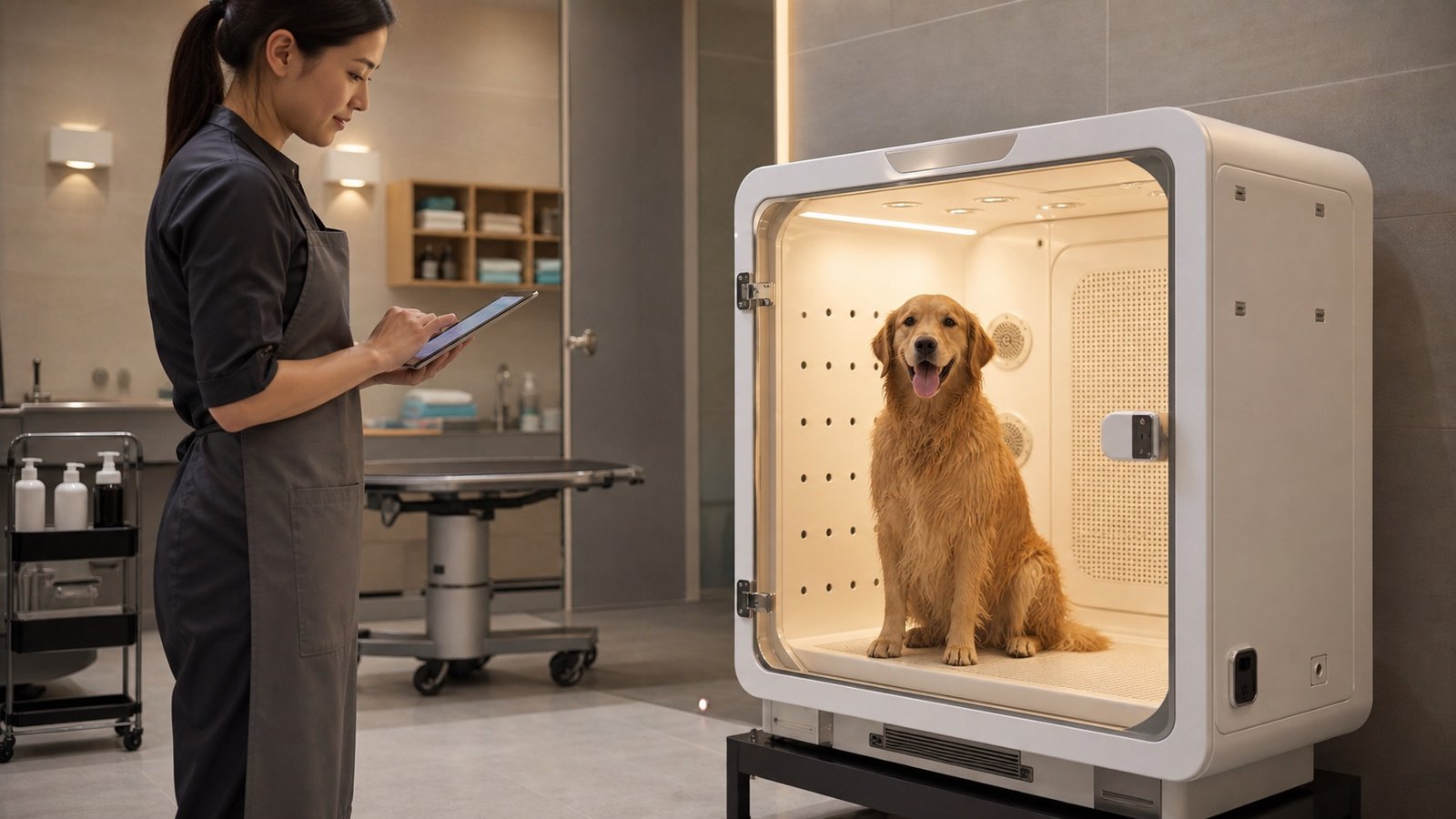 Pet Drying Cabinet B2B Guide: Safety, Noise and Grooming Workflow