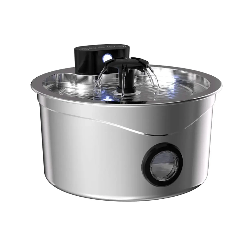 2.6L Stainless Steel Pet Water Fountain | Automati W02S para venta mayorista B2B