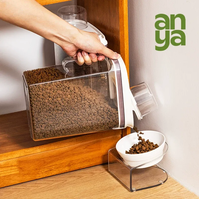 irtight Transparent Pet Food Storage Bucket 3.5L | D999 para venta mayorista B2B