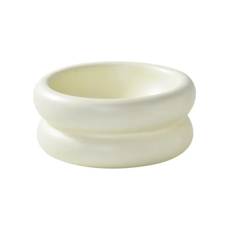 Doughnut Ceramic Pet Bowl | Stylish Durable Food B HD025016 para venta mayorista B2B