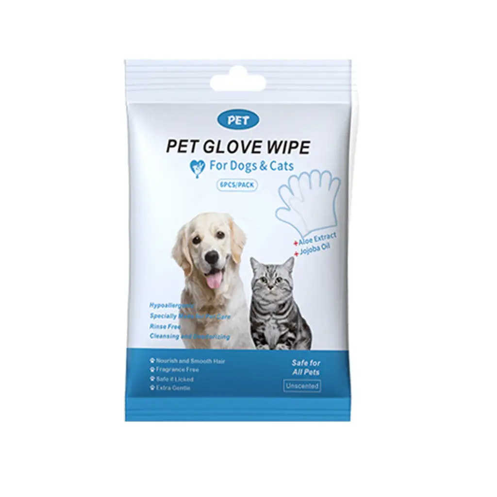 PETOEM NM-C14 Lickable Disposable Pet Grooming Gloves - NM-C14 wholesale manufacturer