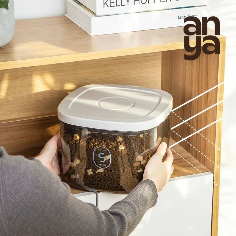 UV-Blocking Airtight Pet Food Storage Bin for Cats D966, D967 para venta mayorista B2B